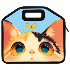 Папка-сумка ЮНЛАНДИЯ, 1 отделение, фетровые ручки, 34&times;30&times;11 см, &laquo;Cute catcher&raquo;, 273379