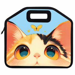 Папка-сумка ЮНЛАНДИЯ, 1 отделение, фетровые ручки, 34&times;30&times;11 см, &laquo;Cute catcher&raquo;, 273379