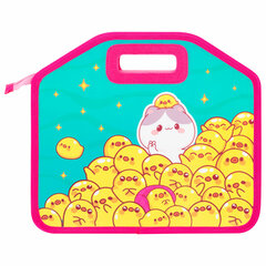 Папка-сумка ЮНЛАНДИЯ, 1 отделение, фетровые ручки, 34&times;30&times;11 см, &laquo;Duck tales&raquo;, 273380