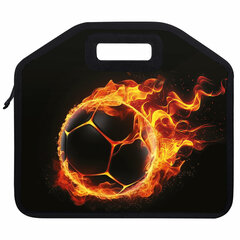 Папка-сумка ЮНЛАНДИЯ, 1 отделение, фетровые ручки, 34&times;30&times;11 см, &laquo;Fire ball&raquo;, 273381