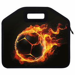 Папка-сумка ЮНЛАНДИЯ, 1 отделение, фетровые ручки, 34&times;30&times;11 см, &laquo;Fire ball&raquo;, 273381