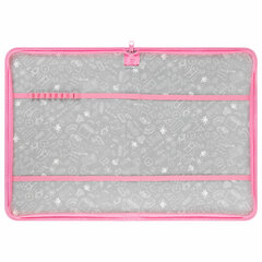 Папка на молнии BRAUBERG А4 с ручкой, с органайзером, 1 отделение, &laquo;Paw prints&raquo;, 273383