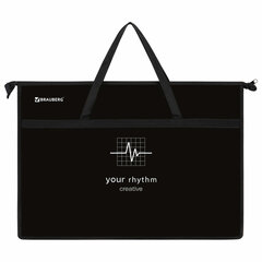 Папка для рисунков и чертежей с ручками BRAUBERG А3, пластик, молния сверху, &laquo;Creative&raquo;, 273411