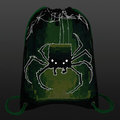 Мешок для обуви BRAUBERG PREMIUM, карман, подкладка, светоотражайка, 43&times;33 см, &laquo;Digital spider&raquo;, 273444