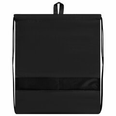 Мешок для обуви BRAUBERG БОЛЬШОЙ, с ручкой, карман на молнии, сетка, 49&times;41 см, &laquo;Total Black&raquo;, 273453