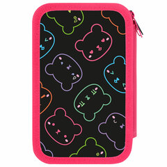 Пенал ПИФАГОР, 3 отделения, ламинированный картон, 19&times;11 см, &laquo;Bears&raquo;, 273487