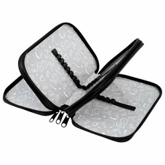 Пенал ПИФАГОР, 3 отделения, ламинированный картон, 19&times;11 см, &laquo;Black camo&raquo;, 273489