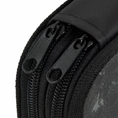 Пенал ЮНЛАНДИЯ, 2 отделения, ламинированный картон, конгрев, 19&times;11 см, &laquo;Fire moto&raquo;, 273496