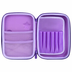 Пенал BRAUBERG KIDS большой удобный с откидной планкой, EVA, 22&times;15&times;4 см, &laquo;Dreamy clouds&raquo;, 273507