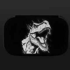 Пенал BRAUBERG SHINY, 1 отделение, 1 откидная планка, EVA, 22&times;13&times;4 см, &laquo;Scary dino&raquo;, 273517