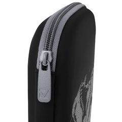 Пенал BRAUBERG SHINY, 1 отделение, 1 откидная планка, EVA, 22&times;13&times;4 см, &laquo;Scary dino&raquo;, 273517