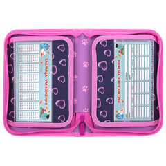 Пенал BRAUBERG, 1 отделение, 2 откидные планки, полиэстер, 21&times;14 см, &laquo;Paw prints&raquo;, 273526