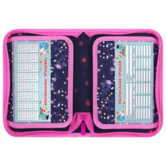 Пенал BRAUBERG, 1 отделение, 2 откидные планки, полиэстер, 21&times;14 см, &laquo;Tiny beauty&raquo;, 273527