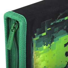 Пенал BRAUBERG, 1 отделение, 2 откидные планки, полиэстер, 21&times;14 см, &laquo;Digital spider&raquo;, 273528