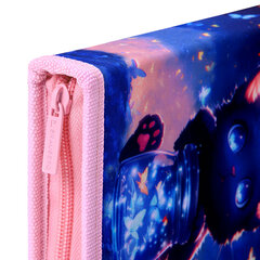 Пенал BRAUBERG с наполнением, 1 отделение, 1 откидная планка, 24 предмета, 21&times;14 см, &laquo;Night catcher&raquo;, 273530