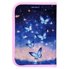 Пенал BRAUBERG с наполнением, 1 отделение, 1 откидная планка, 24 предмета, 21&times;14 см, &laquo;Night catcher&raquo;, 273530