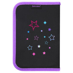 Пенал BRAUBERG с наполнением, 1 отделение, 1 откидная планка, 24 предмета, 21&times;14 см, &laquo;Radiant unicorn&raquo;, 273532