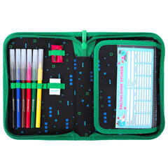 Пенал BRAUBERG с наполнением, 1 отделение, 1 откидная планка, 24 предмета, 21&times;14 см, &laquo;Space strike&raquo;, 273534