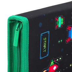 Пенал BRAUBERG с наполнением, 1 отделение, 1 откидная планка, 24 предмета, 21&times;14 см, &laquo;Space strike&raquo;, 273534