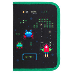 Пенал BRAUBERG с наполнением, 1 отделение, 1 откидная планка, 24 предмета, 21&times;14 см, &laquo;Space strike&raquo;, 273534