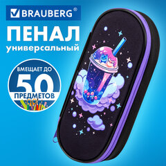Пенал-футляр BRAUBERG, 1 отделение, органайзер, полиэстер, 22&times;9&times;5 см, &laquo;Spaceshake&raquo;, 273565