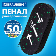 Пенал-футляр BRAUBERG, 1 отделение, органайзер, полиэстер, 22&times;9&times;5 см, &laquo;Digital tools&raquo;, 273568