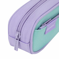 Пенал-футляр BRAUBERG, 2 отделения, 3D-элемент, полиэстер, &laquo;Cute bunny&raquo;, 23&times;8&times;5 см, 273571