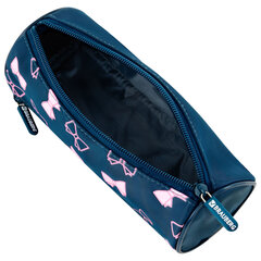 Пенал мягкий BRAUBERG, 3 отделения, нейлон, 21&times;7&times;7 см, &laquo;Elegant bow&raquo;, 273581