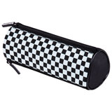 Пенал мягкий BRAUBERG, 3 отделения, нейлон, 21х7х7 см, "Black and White", 273582