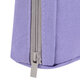 Пенал-органайзер BRAUBERG, 1 отделение, С НАКЛЕЙКАМИ, молния вокруг, канвас, 22x15х6 см, фиолетовый, 273594