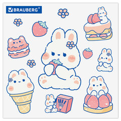 Пенал-органайзер BRAUBERG, 1 отделение, С НАКЛЕЙКАМИ, молния вокруг, канвас, 22&times;15&times;6 см, черный, 273596