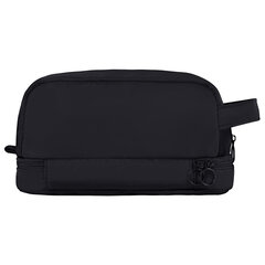 Пенал-органайзер HEIKKI (ХЕЙКИ) с ручкой, значки, 2 отделения, откидная планка, 22&times;13&times;10 см, черный, 273599