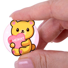 Пенал-органайзер HEIKKI (ХЕЙКИ) с ручкой, значки, 2 отделения, откидная планка, 22&times;13&times;10 см, &laquo;Black&White&raquo;, 273601