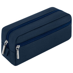 Пенал мягкий BRAUBERG, 2 отделения, ассорти 3 цвета, &laquo;Basic&raquo;, 19&times;9&times;4 см, дисплей, 273611