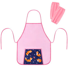 Фартук с нарукавниками для уроков труда ПИФАГОР, 1 карман, 46х54 см, "Playing foxes", 273621