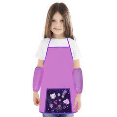 Фартук с нарукавниками для уроков труда ПИФАГОР, 1 карман, 46&times;54 см, &laquo;Leapfrog&raquo;, 273623