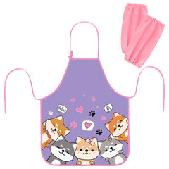 Фартук с нарукавниками для уроков труда ЮНЛАНДИЯ, регулировка по росту, 46х54 см, «Best fellows», 273630