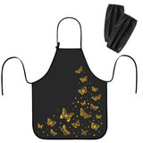 Фартук с нарукавниками для уроков труда ЮНЛАНДИЯ, регулировка по росту, 46х54 см, "Golden", 273635