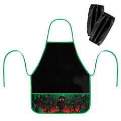 Фартук с нарукавниками для уроков труда BRAUBERG, 3 кармана, 46x54 см, "Night warrior", 273640