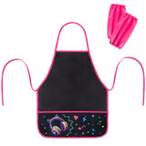 Фартук с нарукавниками для уроков труда BRAUBERG, 3 кармана, 46x54 см, "Headphones", 273643