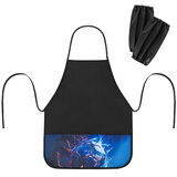 Фартук с нарукавниками для уроков труда BRAUBERG, 3 кармана, 46x54 см, "Score goal", 273645