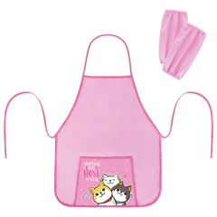 Фартук с нарукавниками для уроков труда ПИФАГОР, 1 карман, 46x54 см, "Best team", 273762