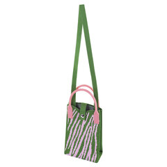 Сумочка-органайзер повседневная HEIKKI KNIT (ХЕЙКИ) кросс боди, вязаная, 17&times;12&times;5 см, &laquo;Fun zebra&raquo;, 273792