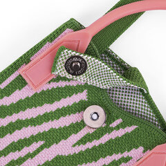 Сумочка-органайзер повседневная HEIKKI KNIT (ХЕЙКИ) кросс боди, вязаная, 17&times;12&times;5 см, &laquo;Fun zebra&raquo;, 273792