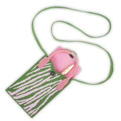 Сумочка-органайзер повседневная HEIKKI KNIT (ХЕЙКИ) кросс боди, вязаная, 17&times;12&times;5 см, &laquo;Fun zebra&raquo;, 273792