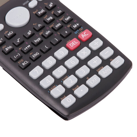 Калькулятор инженерный CROMEX СX-240BK (155х80 мм), 240 функций, 10+2 разрядов, черный, 273832