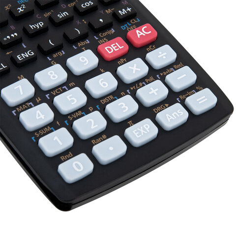 Калькулятор инженерный CROMEX CX-401BK (155х80 мм), 401 функция, 10+2 разрядов, черный, 273833