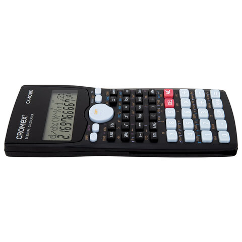 Калькулятор инженерный CROMEX CX-401BK (155х80 мм), 401 функция, 10+2 разрядов, черный, 273833