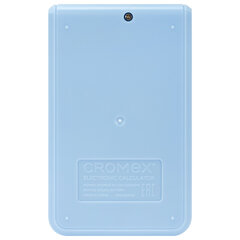 Калькулятор карманный CROMEX (КРОМЕКС) CX-210N-BU (96&times;62 мм), 8 разрядов, двойное питание, голубой, 273835