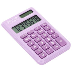 Калькулятор карманный CROMEX (КРОМЕКС) CX-210N-LV (96&times;62 мм), 8 разрядов, двойное питание, сиреневый, 273836